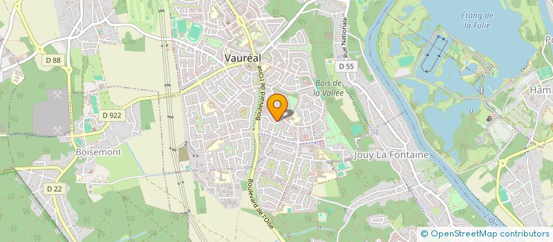 localisation de l'entreprise MONSIEUR DOMINIQUE JEAN-PIERRE  VAUREAL