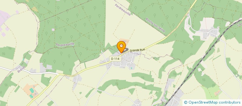 localisation de l'entreprise MONSIEUR DOMINIQUE JEANBLANC  PERDREAUVILLE