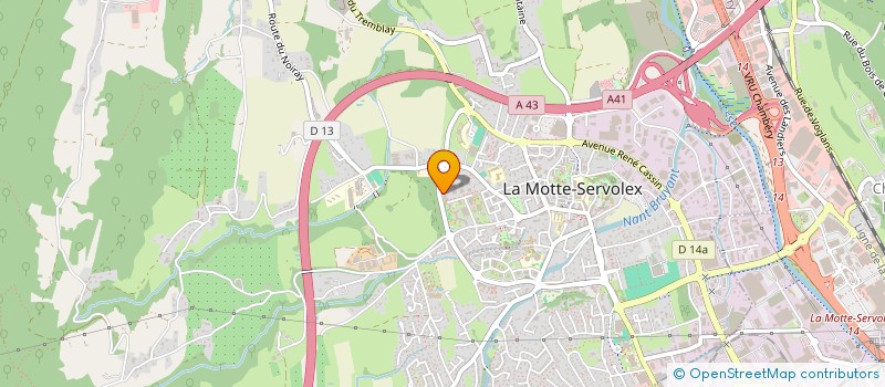 localisation de l'entreprise MONSIEUR DOMINIQUE JEANJEAN à LA MOTTE-SERVOLEX
