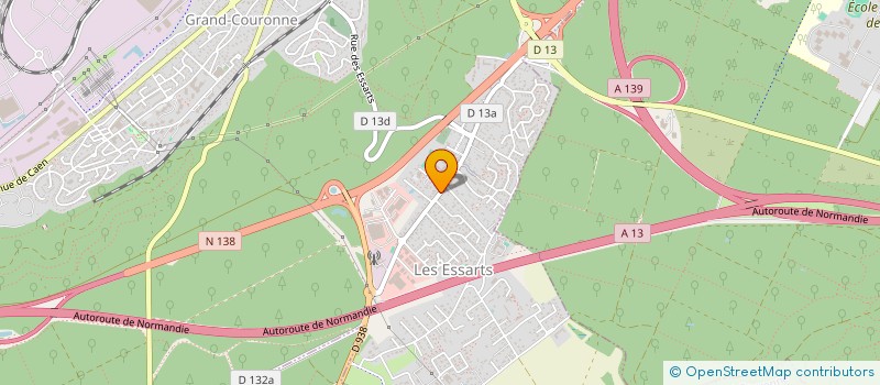 localisation de l'entreprise MONSIEUR DOMINIQUE JEANNE  GRAND-COURONNE