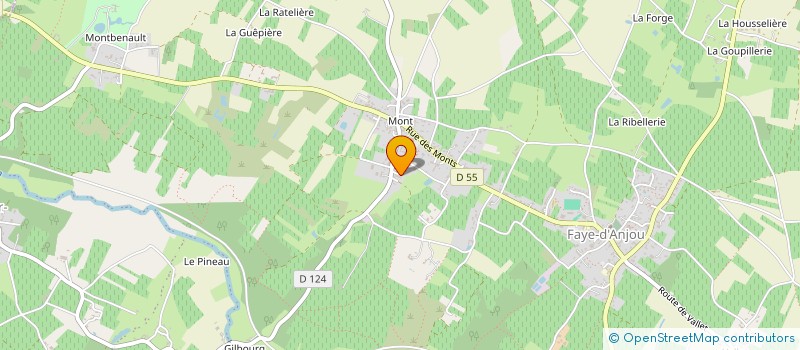 localisation de l'entreprise MONSIEUR DOMINIQUE JEANNEAU  BELLEVIGNE-EN-LAYON