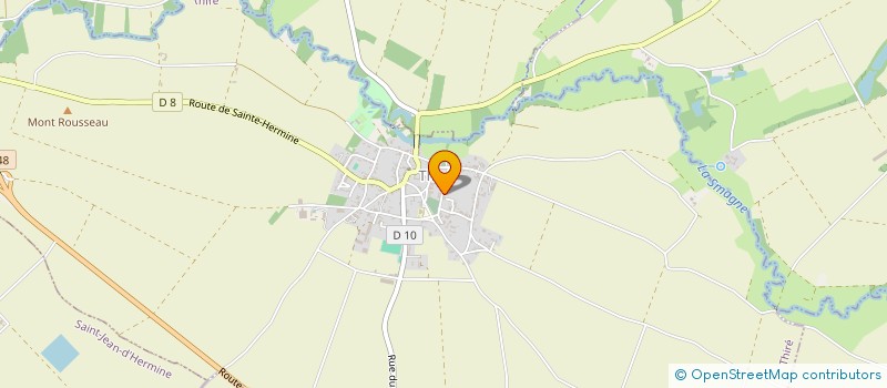 localisation de l'entreprise MONSIEUR DOMINIQUE JEANNEAU  THIRE