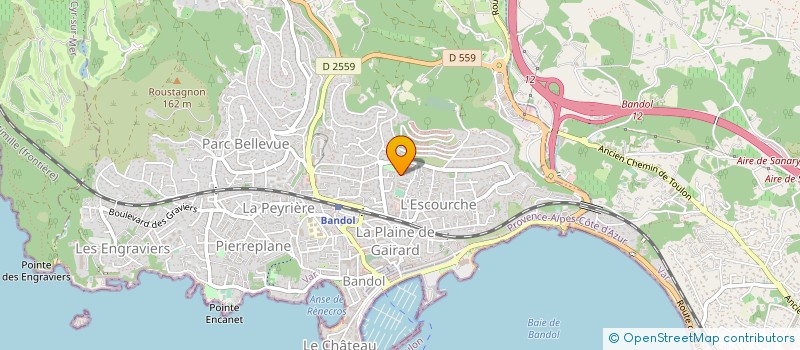 localisation de l'entreprise MONSIEUR DOMINIQUE JEANNON à BANDOL