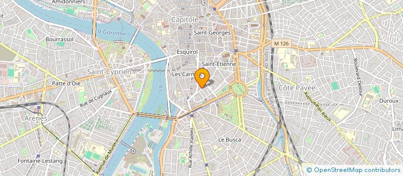 localisation de l'entreprise MONSIEUR DOMINIQUE JEAY  TOULOUSE