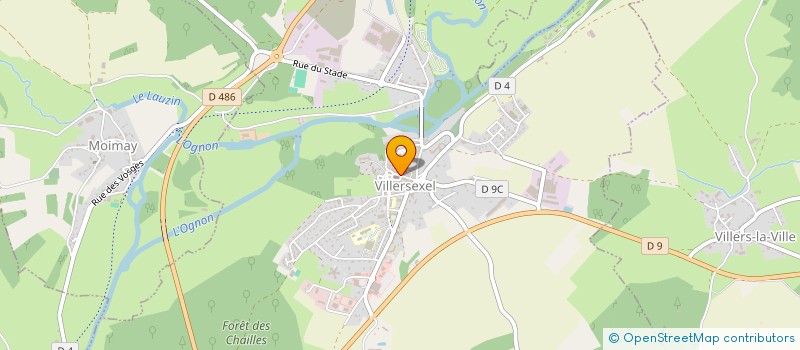 localisation de l'entreprise MONSIEUR DOMINIQUE JOB  VILLERSEXEL