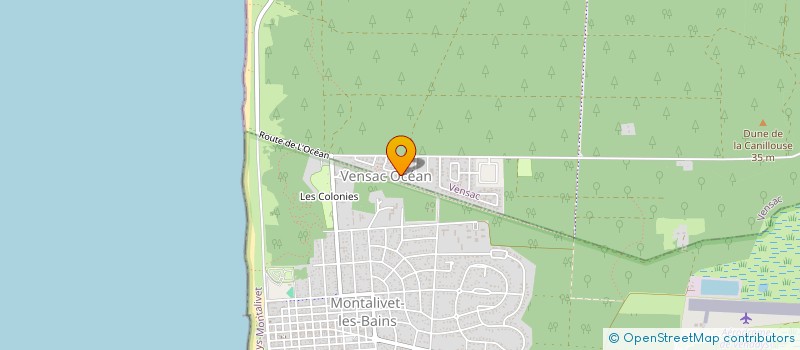 localisation de l'entreprise MONSIEUR DOMINIQUE JOLET  VENSAC