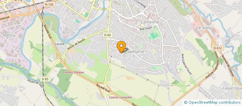 localisation de l'entreprise MONSIEUR DOMINIQUE JOLIVET à CASTRES