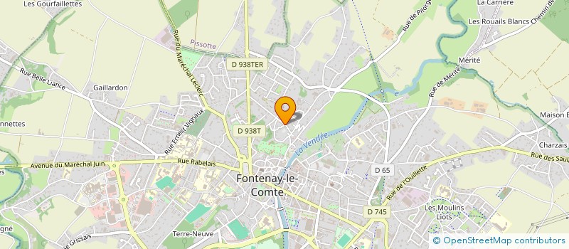 localisation de l'entreprise MONSIEUR DOMINIQUE JOLLY  FONTENAY-LE-COMTE