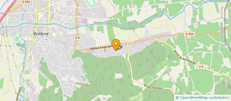 localisation de l'entreprise MONSIEUR DOMINIQUE JOLLY  BOLLENE