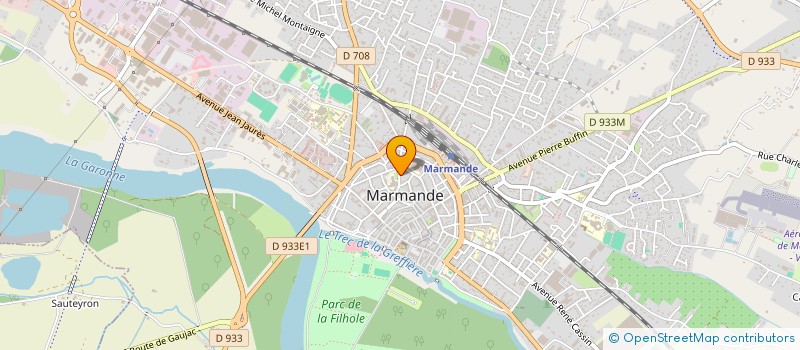 localisation de l'entreprise MONSIEUR DOMINIQUE JONAS à MARMANDE
