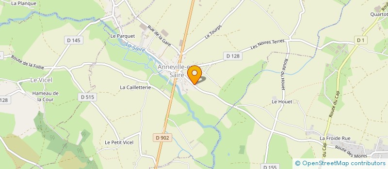 localisation de l'entreprise MONSIEUR DOMINIQUE JOURDAIN à ANNEVILLE-EN-SAIRE
