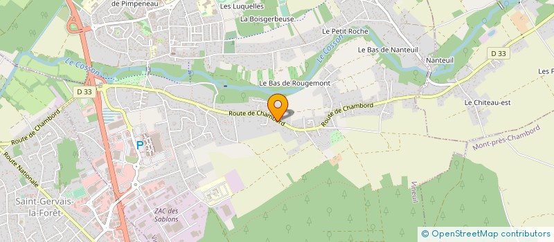 localisation de l'entreprise MONSIEUR DOMINIQUE JOUSSELIN à HUISSEAU-SUR-COSSON