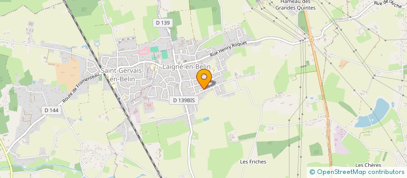 localisation de l'entreprise MONSIEUR DOMINIQUE JOUSSET à ECOMMOY