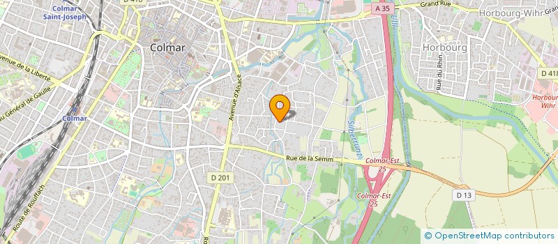 localisation de l'entreprise MONSIEUR DOMINIQUE JOUSSET à COLMAR