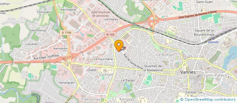 localisation de l'entreprise MONSIEUR DOMINIQUE JUGON à VANNES