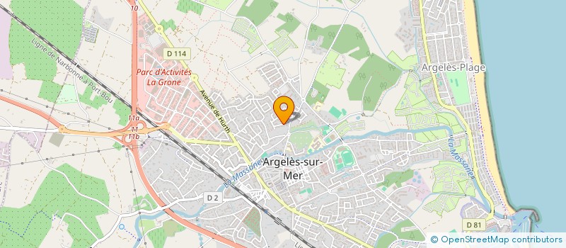 localisation de l'entreprise MONSIEUR DOMINIQUE JULIEN à ARGELES-SUR-MER