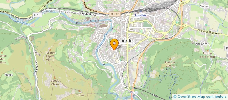 localisation de l'entreprise MONSIEUR DOMINIQUE JUNCA à LOURDES