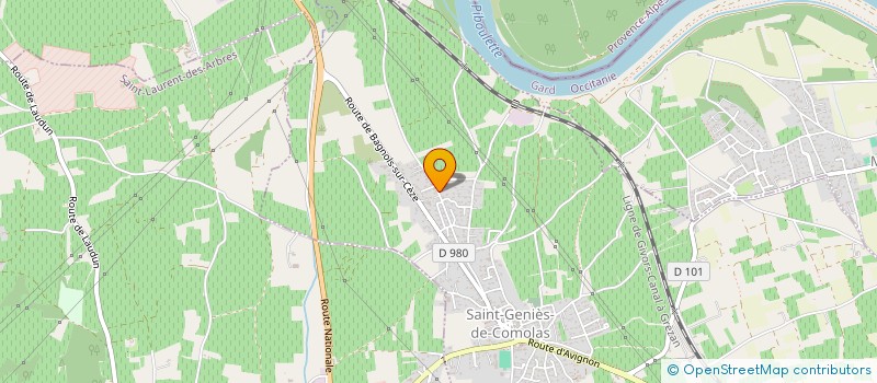 localisation de l'entreprise MONSIEUR DOMINIQUE JUNY  SAINT-GENIES-DE-COMOLAS