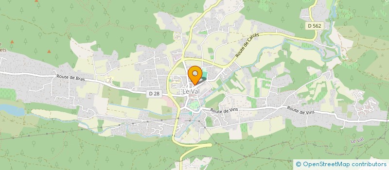 localisation de l'entreprise MONSIEUR DOMINIQUE JURASZKO  LE VAL