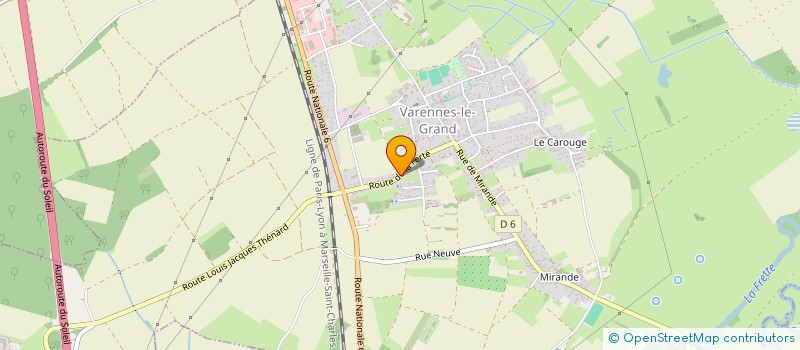 localisation de l'entreprise MONSIEUR DOMINIQUE JUSSEAU à VARENNES-LE-GRAND