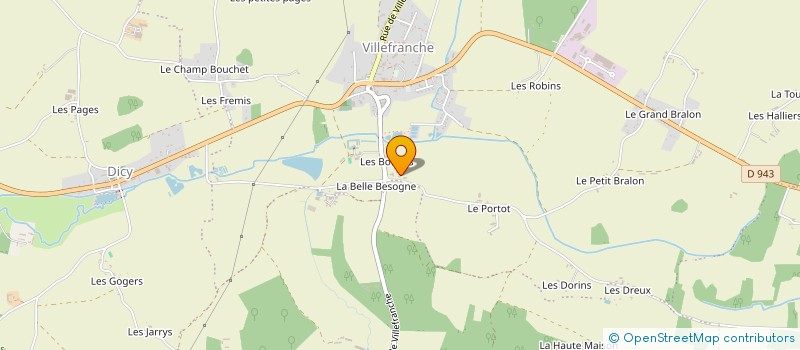localisation de l'entreprise MONSIEUR DOMINIQUE JUVIGNY à CHARNY OREE DE PUISAYE
