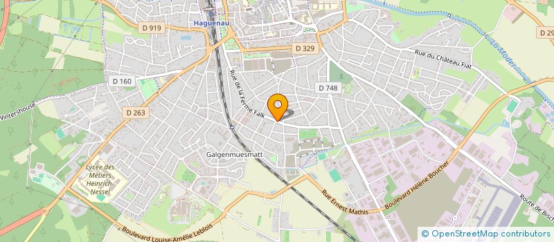 localisation de l'entreprise MONSIEUR DOMINIQUE KALLENBACH  HAGUENAU