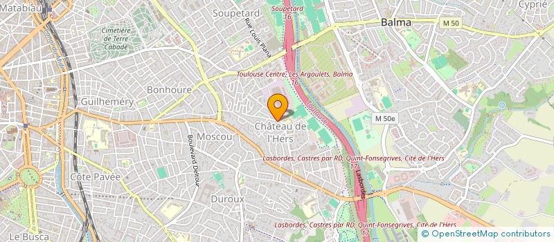 localisation de l'entreprise MONSIEUR DOMINIQUE KANDALAFT  TOULOUSE