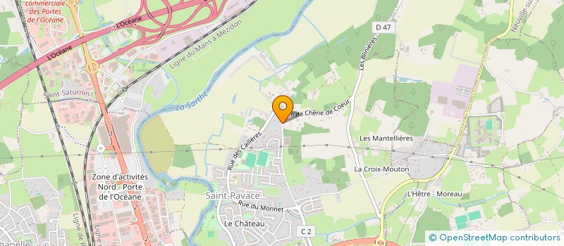 localisation de l'entreprise MONSIEUR DOMINIQUE KASBY  SAINT-PAVACE