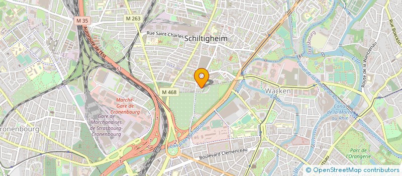 localisation de l'entreprise MONSIEUR DOMINIQUE KELLER  SCHILTIGHEIM