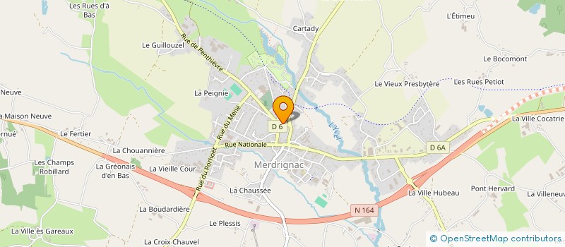 localisation de l'entreprise MONSIEUR DOMINIQUE KERSUZAN  ILLIFAUT