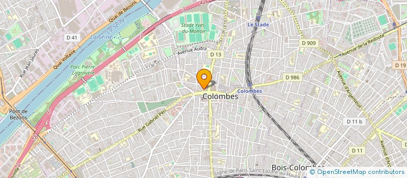 localisation de l'entreprise MONSIEUR DOMINIQUE KHOURY à COLOMBES