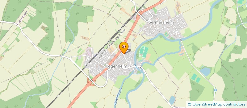 localisation de l'entreprise MONSIEUR DOMINIQUE KITZINGER  KOGENHEIM