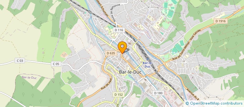 localisation de l'entreprise MONSIEUR DOMINIQUE KLEIN à BAR-LE-DUC