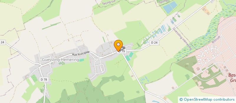 localisation de l'entreprise MONSIEUR DOMINIQUE KLEIN  GUESSLING-HEMERING