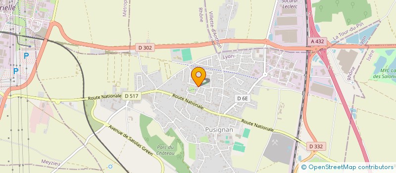 localisation de l'entreprise MONSIEUR DOMINIQUE KNOSP  PUSIGNAN