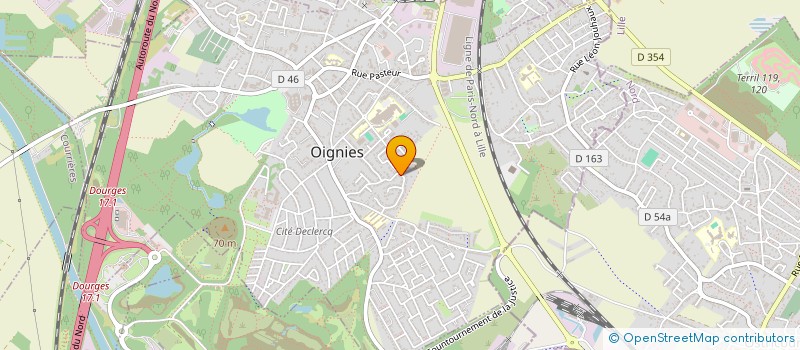 localisation de l'entreprise MONSIEUR DOMINIQUE KOWALCZYK  OIGNIES