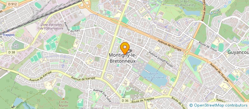localisation de l'entreprise MONSIEUR DOMINIQUE KPEGLI à MONTIGNY-LE-BRETONNEUX