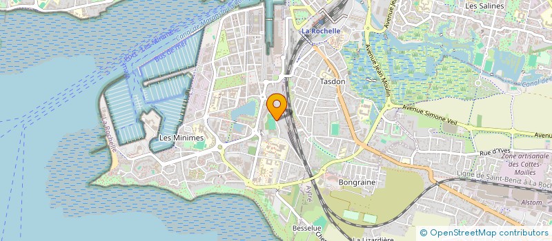 localisation de l'entreprise MONSIEUR DOMINIQUE L ABBAYE  LA ROCHELLE