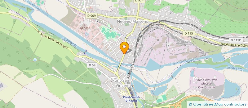 localisation de l'entreprise MONSIEUR DOMINIQUE L HOTE  NEUVES-MAISONS