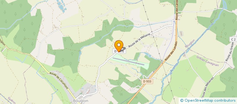 localisation de l'entreprise MONSIEUR DOMINIQUE LABBE  BOUGLON