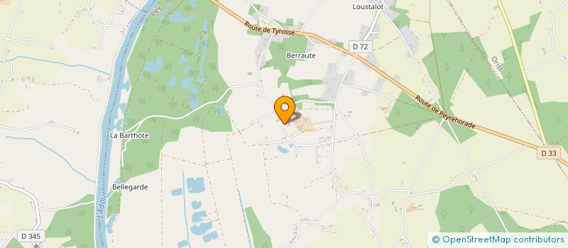 localisation de l'entreprise MONSIEUR DOMINIQUE LABESCAU  PEY