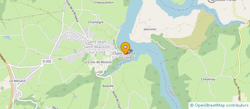 localisation de l'entreprise MONSIEUR DOMINIQUE LABOURE à ST-JEAN-SAINT-MAURICE-SUR-LOIRE