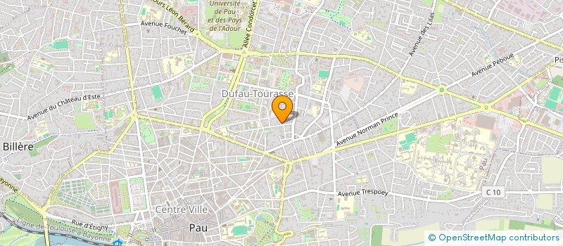 localisation de l'entreprise MONSIEUR DOMINIQUE LAFFLY à PAU