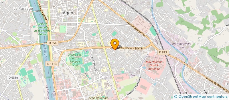 localisation de l'entreprise MONSIEUR DOMINIQUE LAFLEUR à AGEN