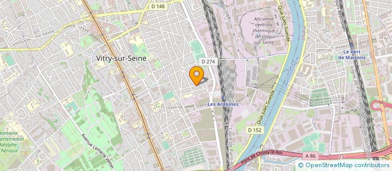 localisation de l'entreprise MONSIEUR DOMINIQUE LAFOSSE à VITRY-SUR-SEINE