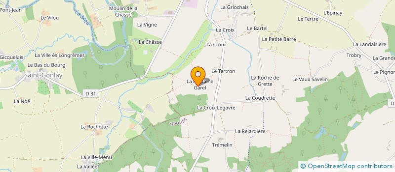 localisation de l'entreprise MONSIEUR DOMINIQUE LAGARROSSE  IFFENDIC