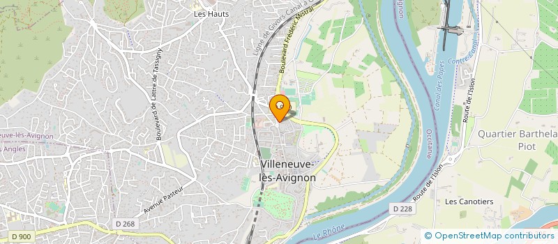localisation de l'entreprise MONSIEUR DOMINIQUE LAGNEAUX  VILLENEUVE-LES-AVIGNON