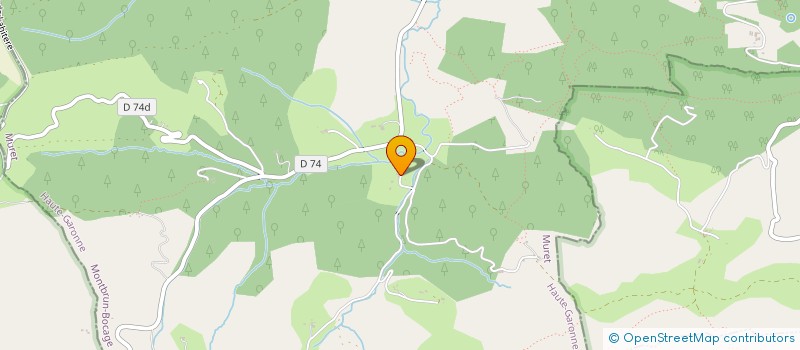 localisation de l'entreprise MONSIEUR DOMINIQUE LAGUERRE  MONTBRUN-BOCAGE