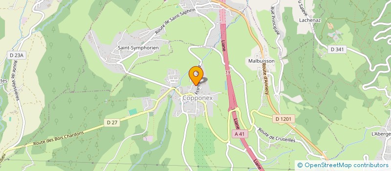 localisation de l'entreprise MONSIEUR DOMINIQUE LAMARCA  COPPONEX