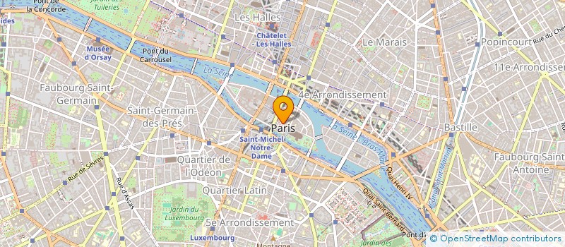 localisation de l'entreprise MONSIEUR DOMINIQUE LAMARQUE  PARIS 4